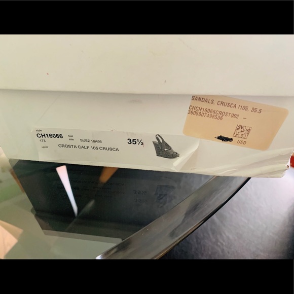 Chloe leather wedge sandals - Picture 5 of 7